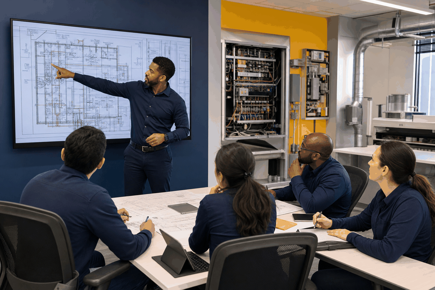 Session de formation aux lots techniques